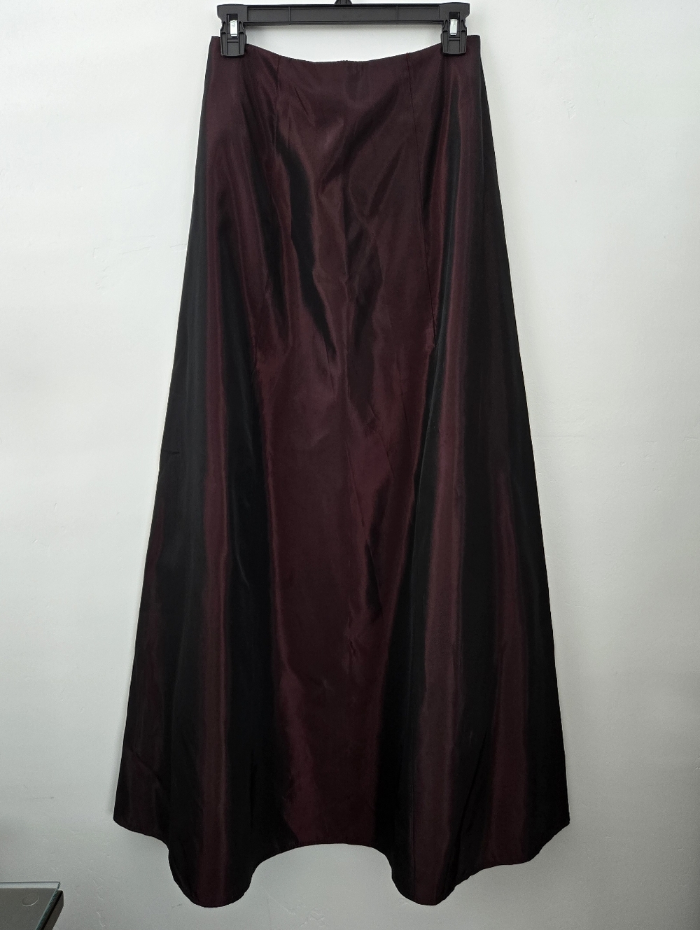 Randi May Collection Vintage 90s Vamp Gothic Glam iridescent Burgundy Skirt 4.
